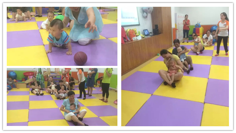 BBunion国际早教石家庄中心活动花絮：宝宝爬爬赛