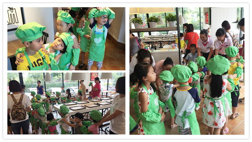 BBunion国际早教泉州中骏中心活动花絮：齐聚KFC，争当小厨师